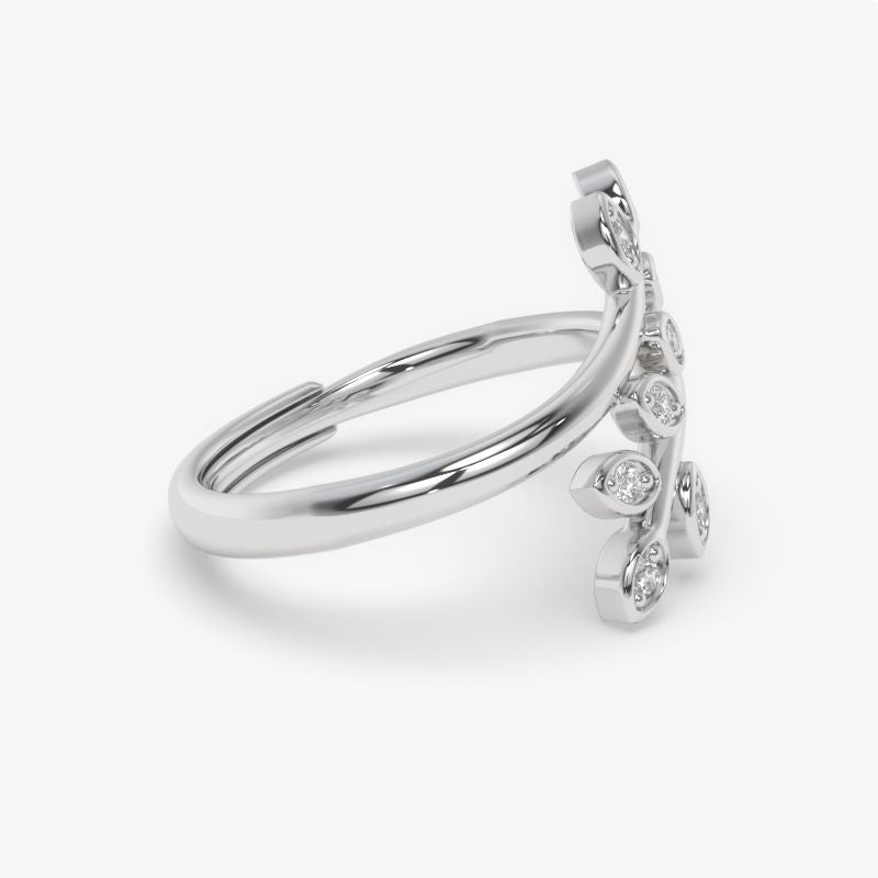 Sterling Silver Celestique Adjustable Ring