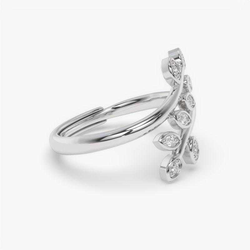 Sterling Silver Celestique Adjustable Ring