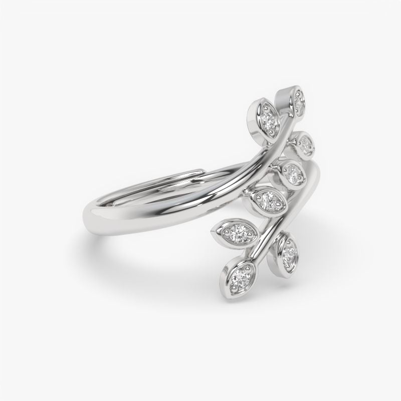 Sterling Silver Celestique Adjustable Ring