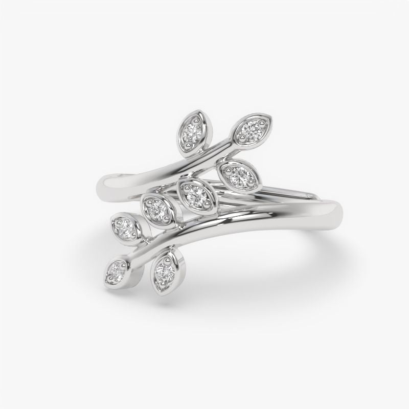 Sterling Silver Celestique Adjustable Ring