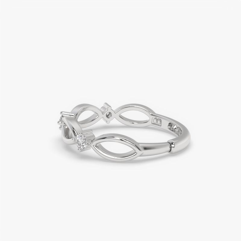 Celestara 925 Sterling Silver Vivre Adjustable Ring