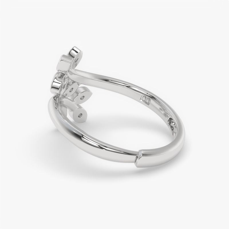 Sterling Silver Celestique Adjustable Ring