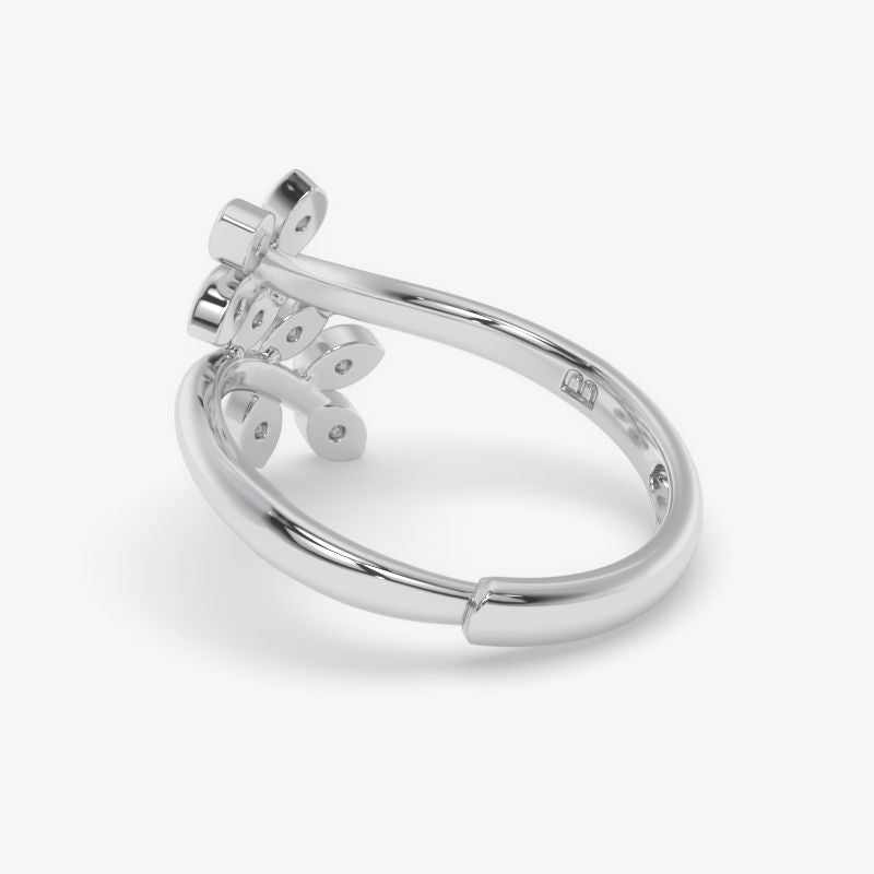 Sterling Silver Celestique Adjustable Ring