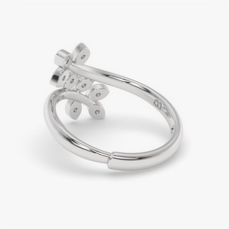 Sterling Silver Celestique Adjustable Ring