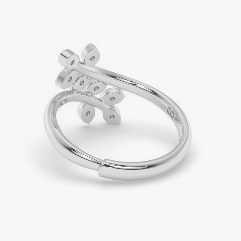 Sterling Silver Celestique Adjustable Ring