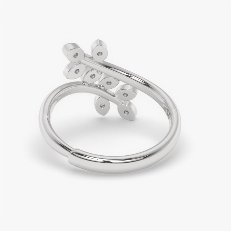 Sterling Silver Celestique Adjustable Ring