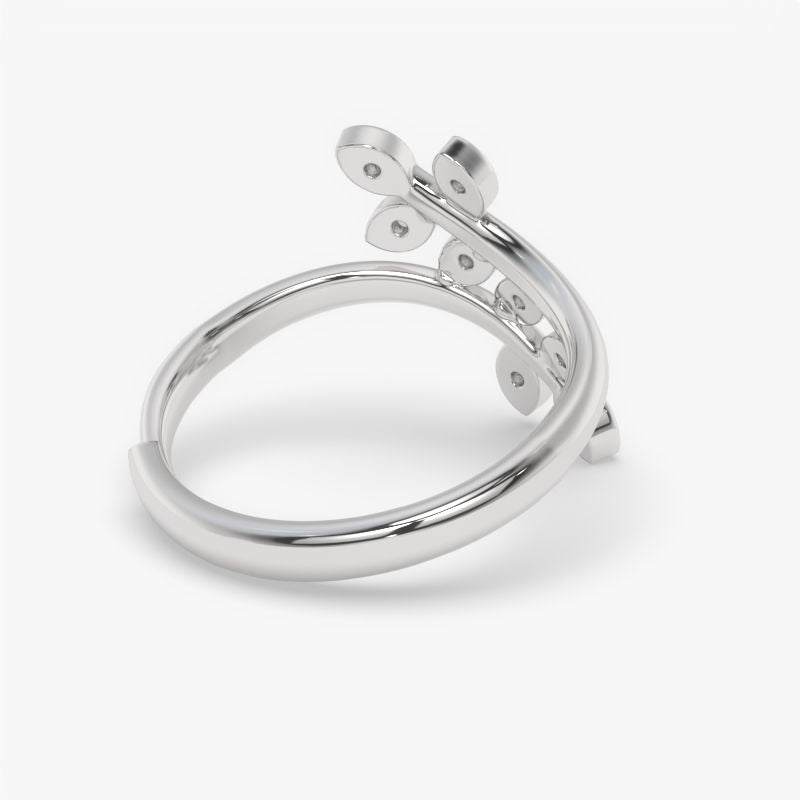 Sterling Silver Celestique Adjustable Ring