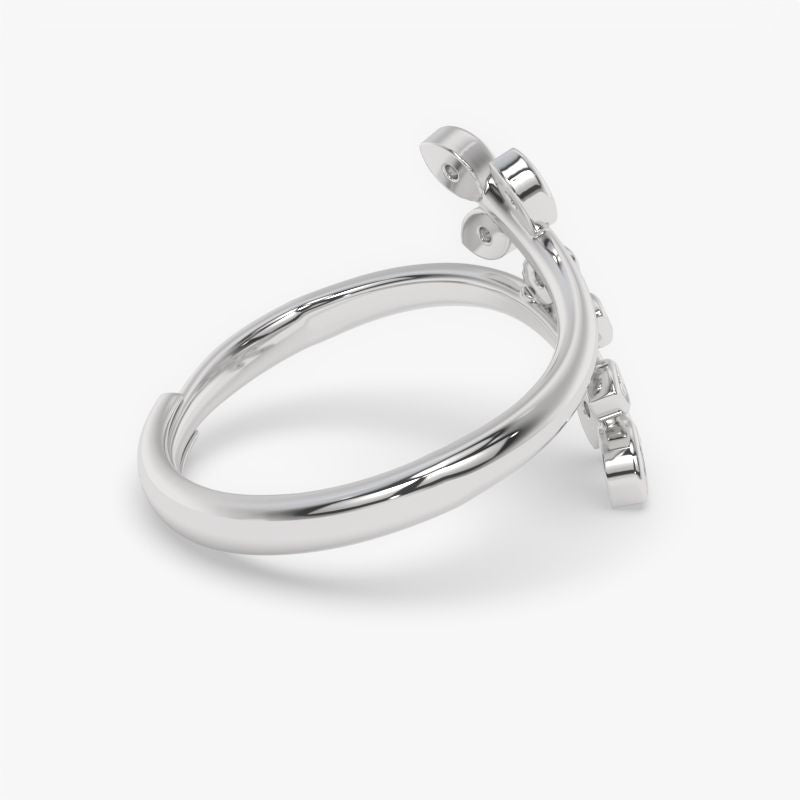 Sterling Silver Celestique Adjustable Ring