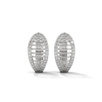 Silver Minimalist Hoop Earrings For Women