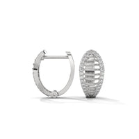 Silver Minimalist Hoop Earrings For Women