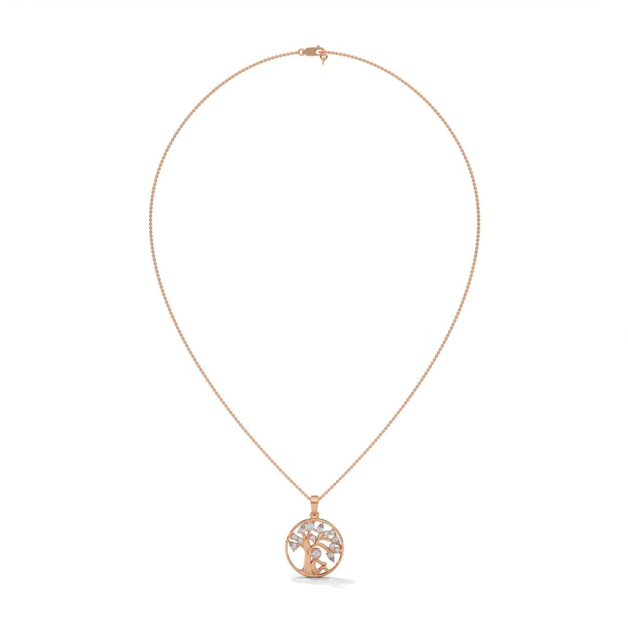 Tree Of Life Silver Necklace For Women