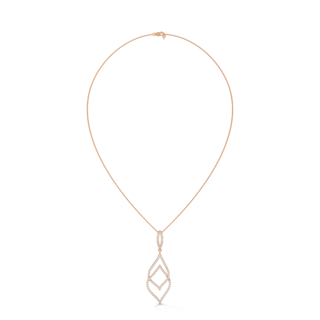 Minimalist Twisted Silver Chain Necklace For Daily Wear