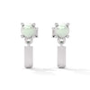 Stylish Pearly Cluster Sterling Silver Earrings