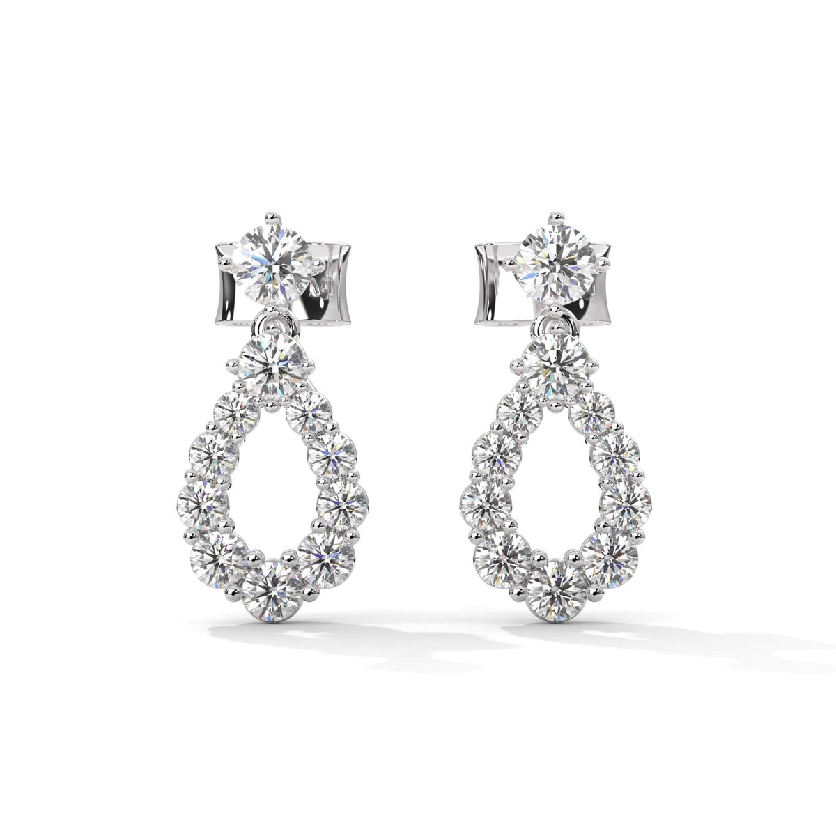 Harry Winston Loop - Diamond Drop Earrings 