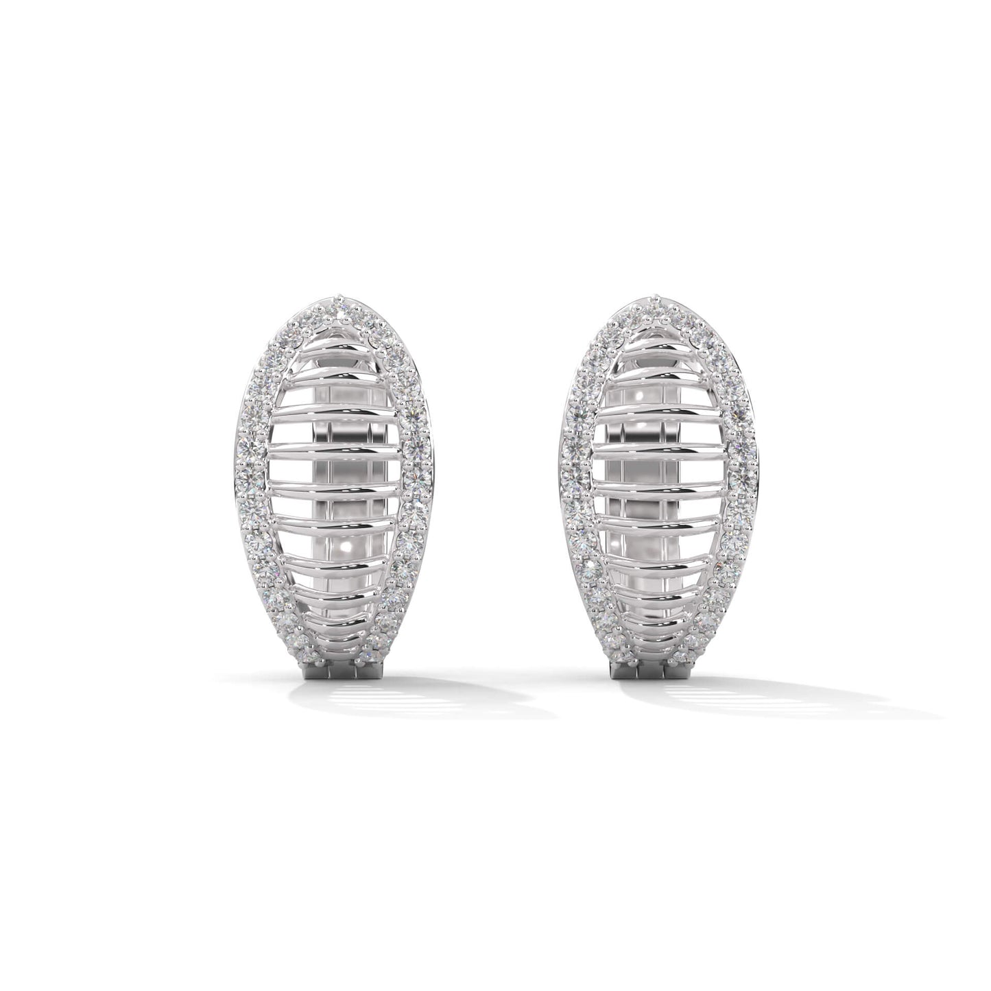 Women's Hoop Diamond Earrings