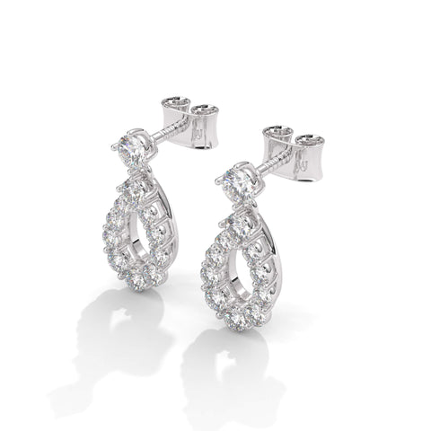 Harry Winston Loop - Diamond Drop Earrings 