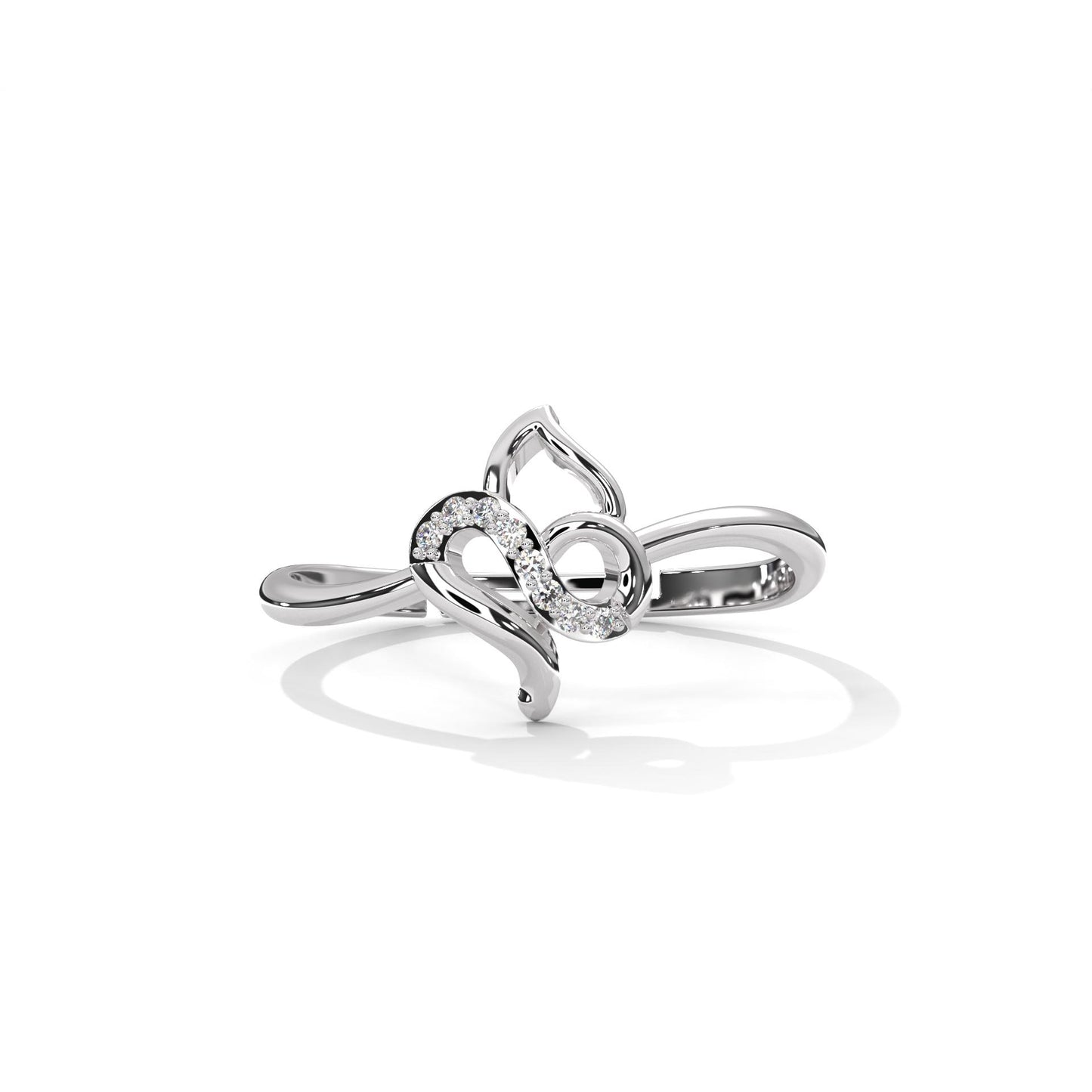 Heartbound Unity 925 Sterling Silver Ring - Symbol of Love