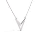 925 Sterling Silver Triangles Necklace