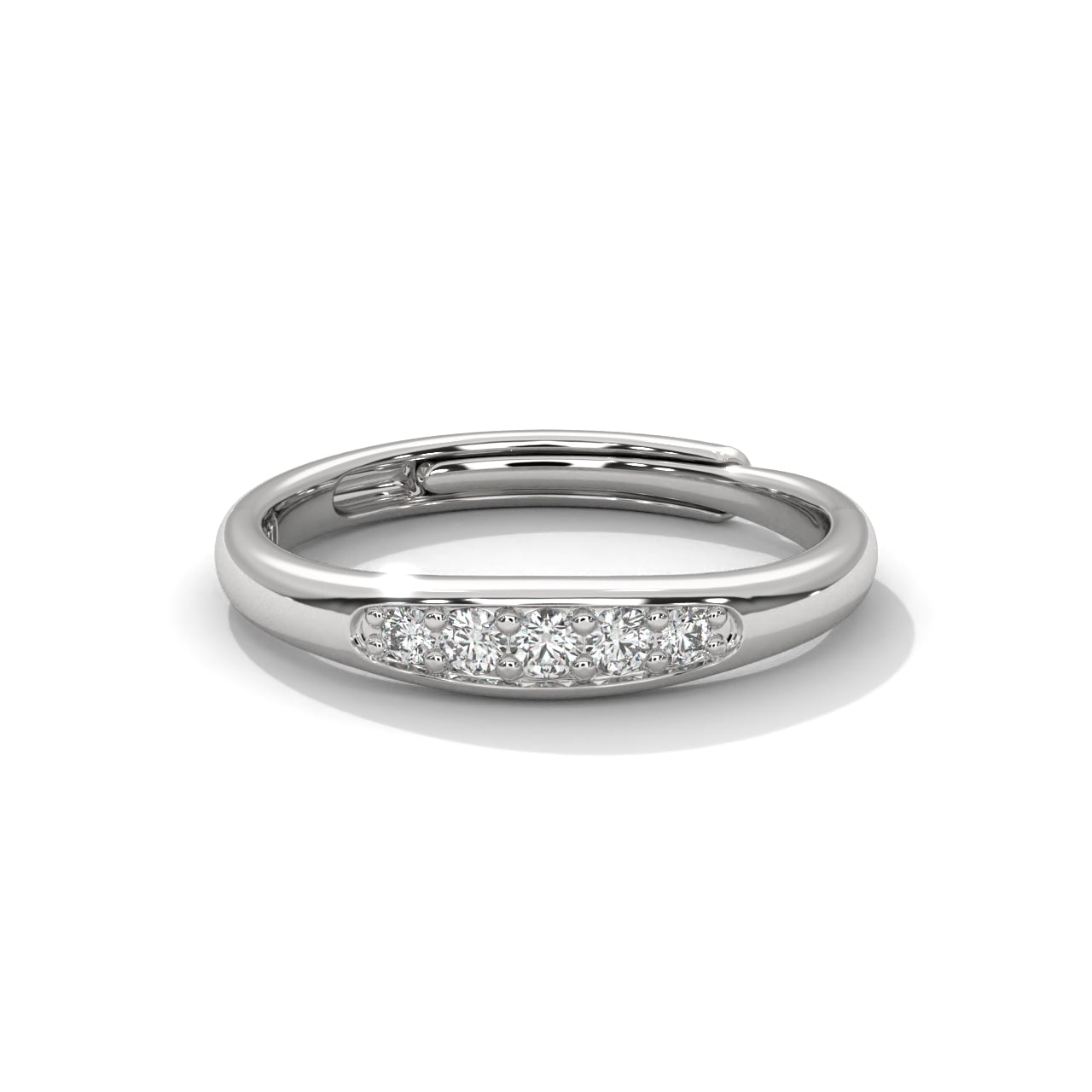 Silver Eternity Band Ring