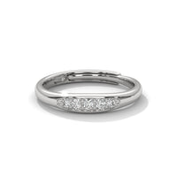 Silver Eternity Band Ring
