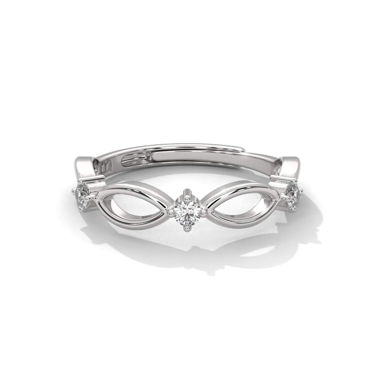 Celestara 925 Sterling Silver Engagement Ring