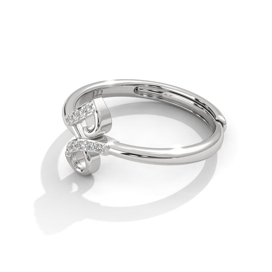 Silver Minimal Classic Adjustable Ring