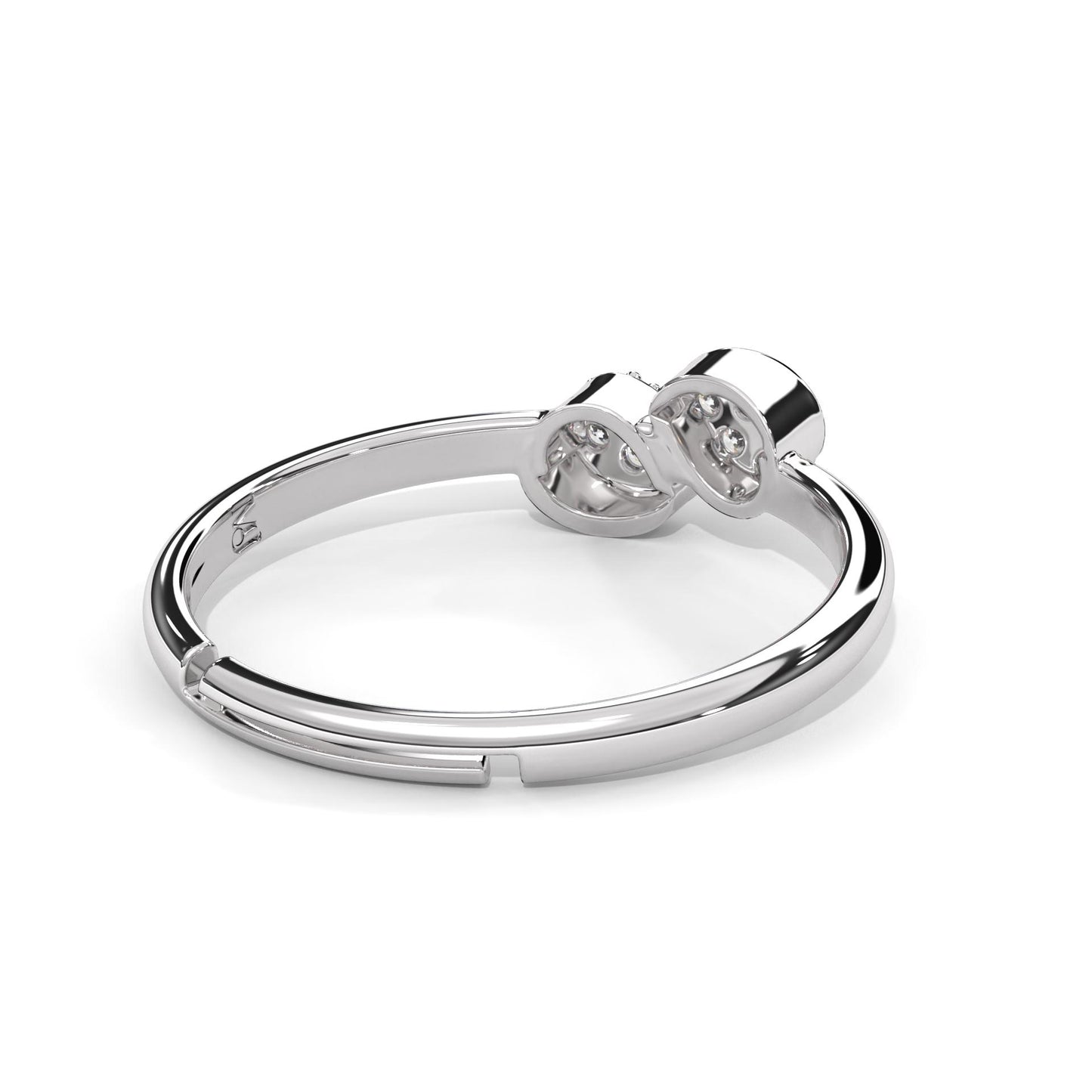 Twinkle Pear Sterling Silver Ring