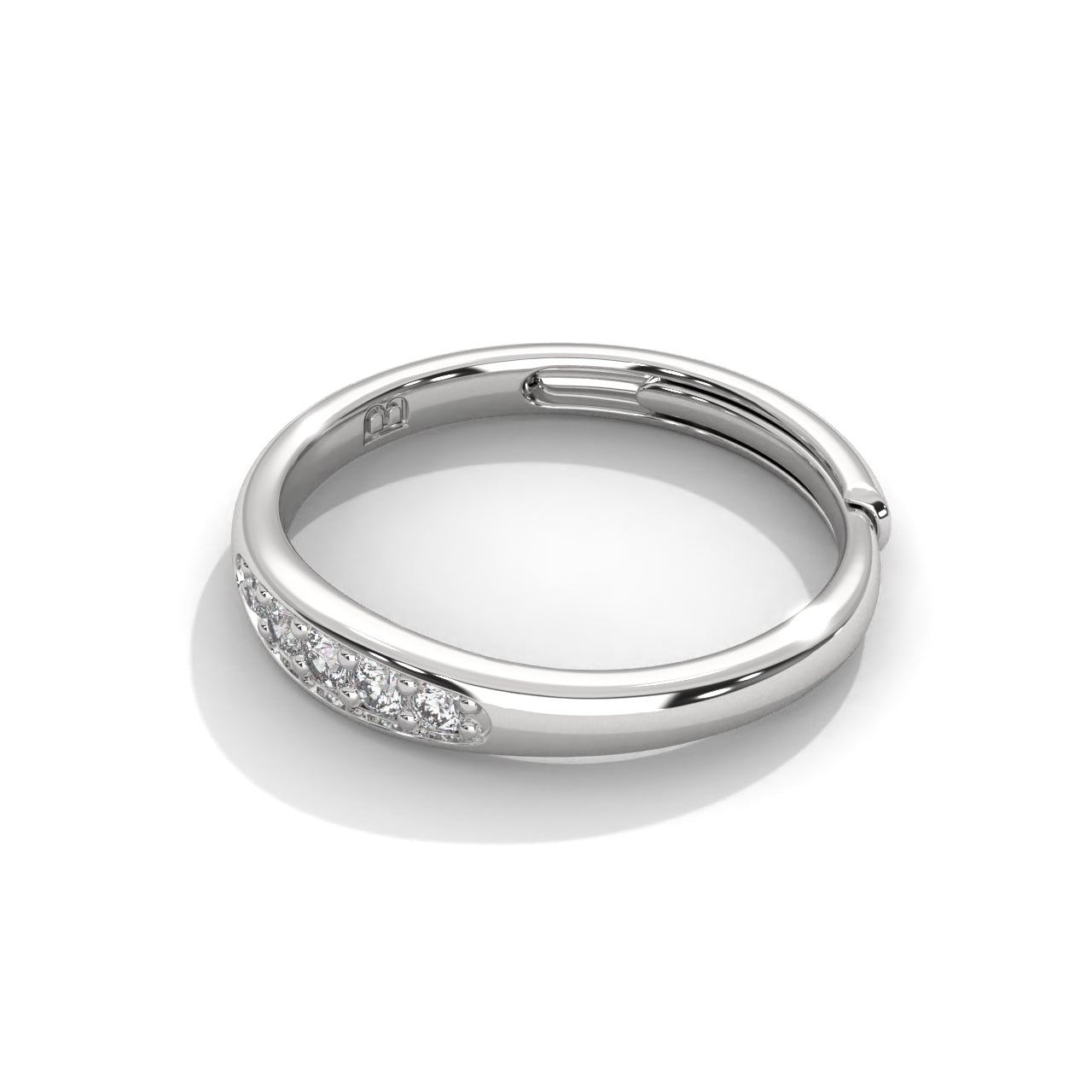 Silver Eternity Band Ring