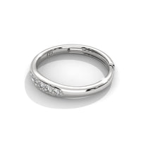 Silver Eternity Band Ring