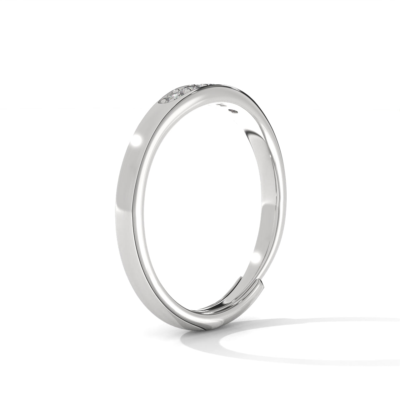 Silver Eternity Band Ring