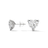 Swarish Heart Silver Earrings