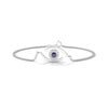 925 Sterling Silver Eyelash Bracelet