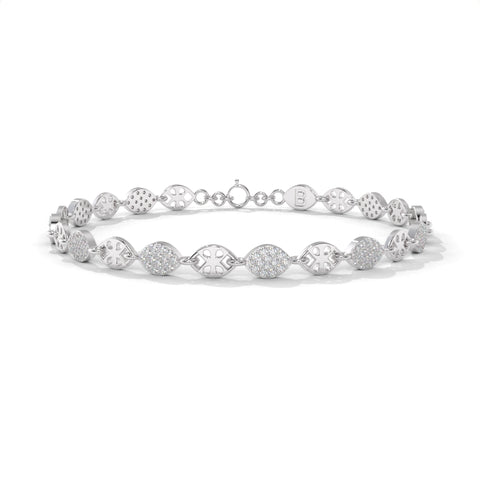 Silver Cubic Zirconia Bracelet