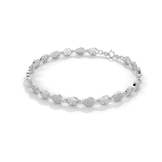 Silver Cubic Zirconia Bracelet