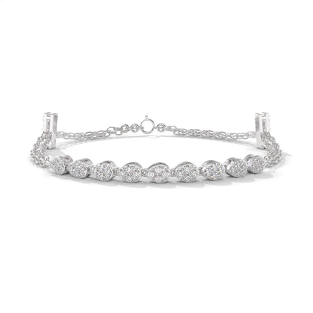 Casual Wear Women Silver Bracelet