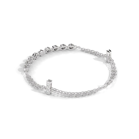 Casual Wear Women Silver Bracelet