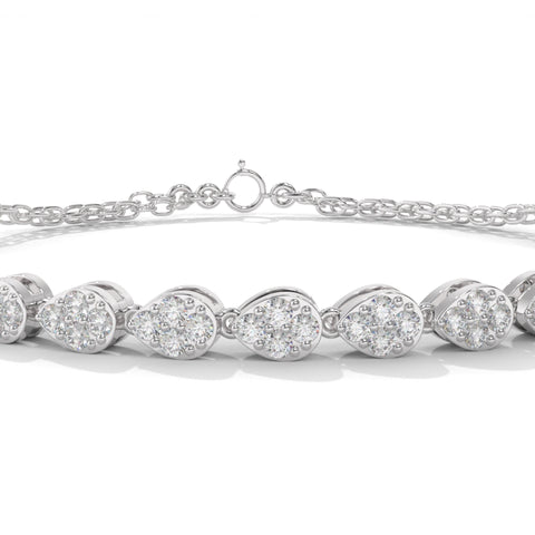 Casual Wear Women Silver Bracelet