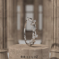 14k Gold Nature Inspired Diamond Ring