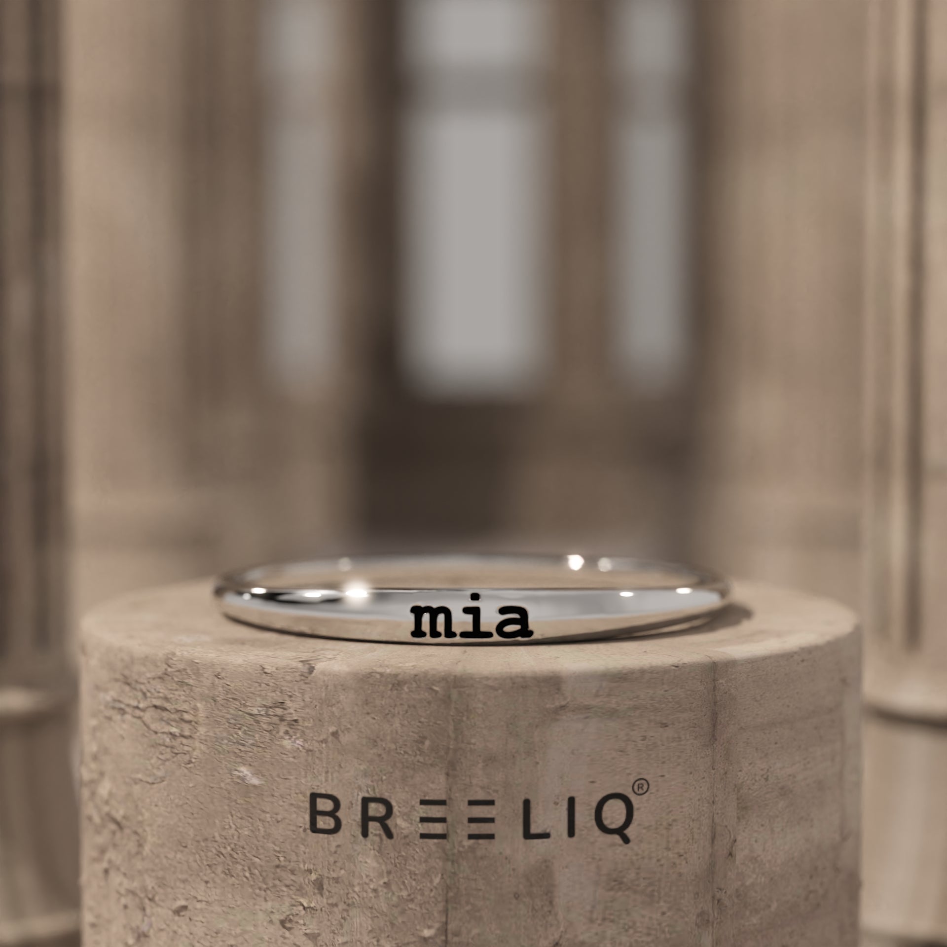 14K Solid Gold Personalized Engraved Ring