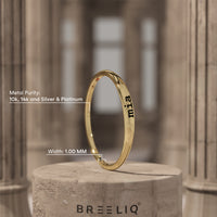 14K Solid Gold Personalized Engraved Ring