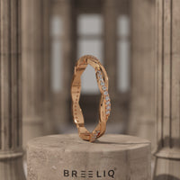 Infinity Twisted Lab grown Women's Wedding Ring