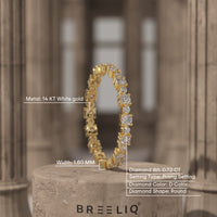 Stackable Diamond Wedding Band