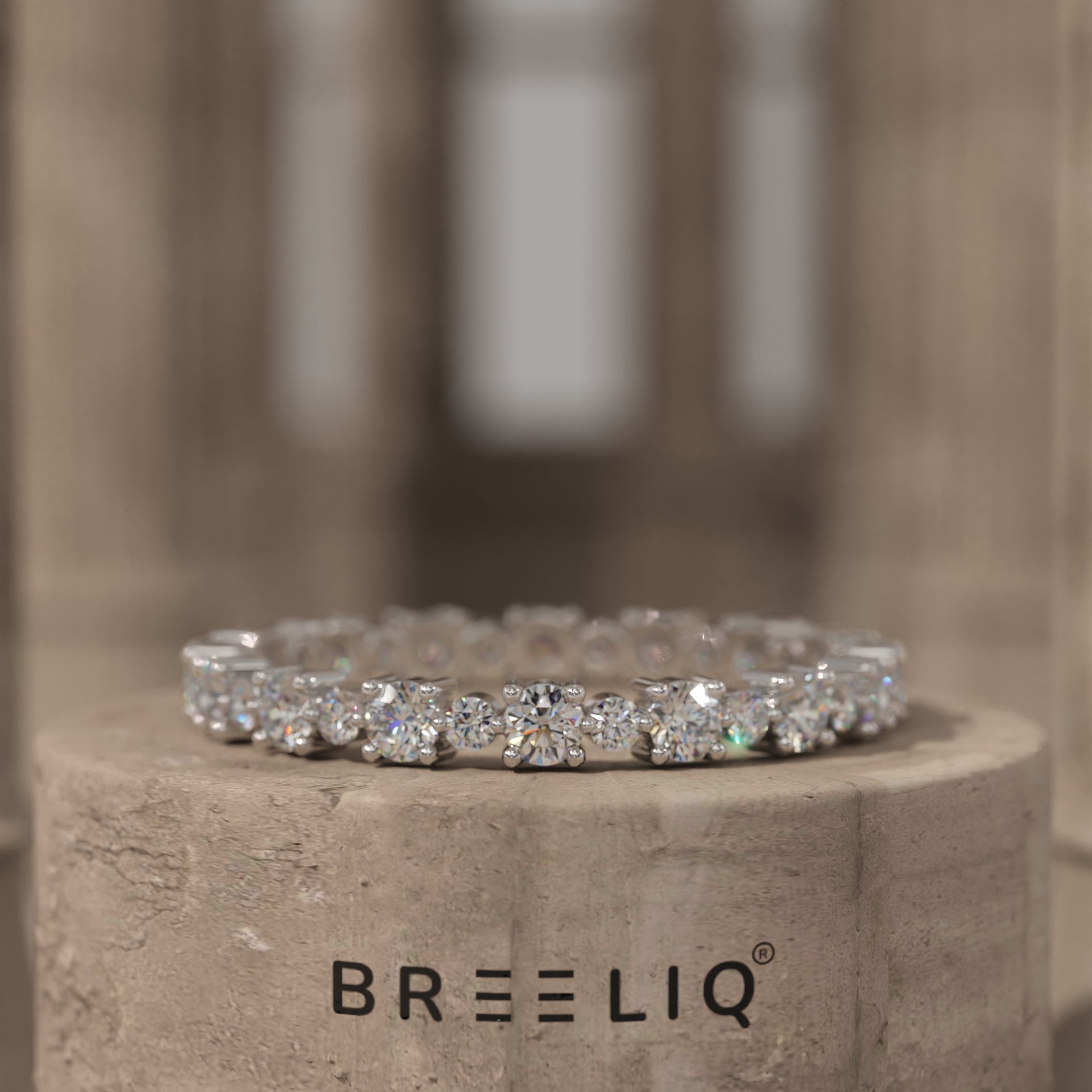 Stackable Diamond Wedding Band