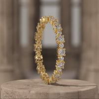 Stackable Diamond Wedding Band