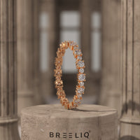 Stackable Diamond Wedding Band