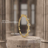 Elegant Diamond 14K Gold Ring