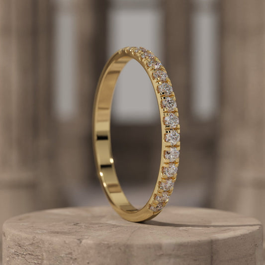 Diamond Half Eternity Ring