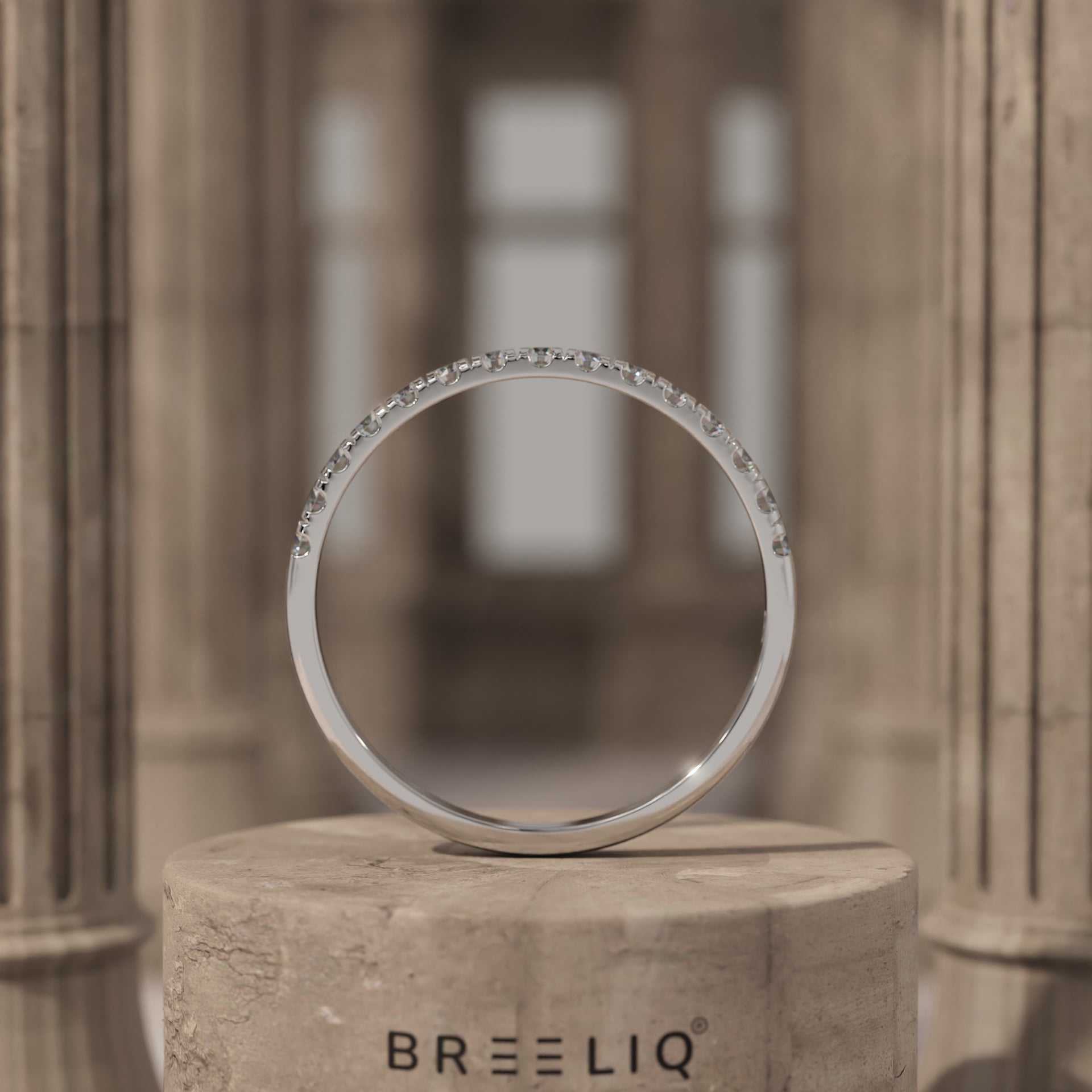 Diamond Half Eternity Ring