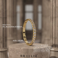 Diamond Half Eternity Ring