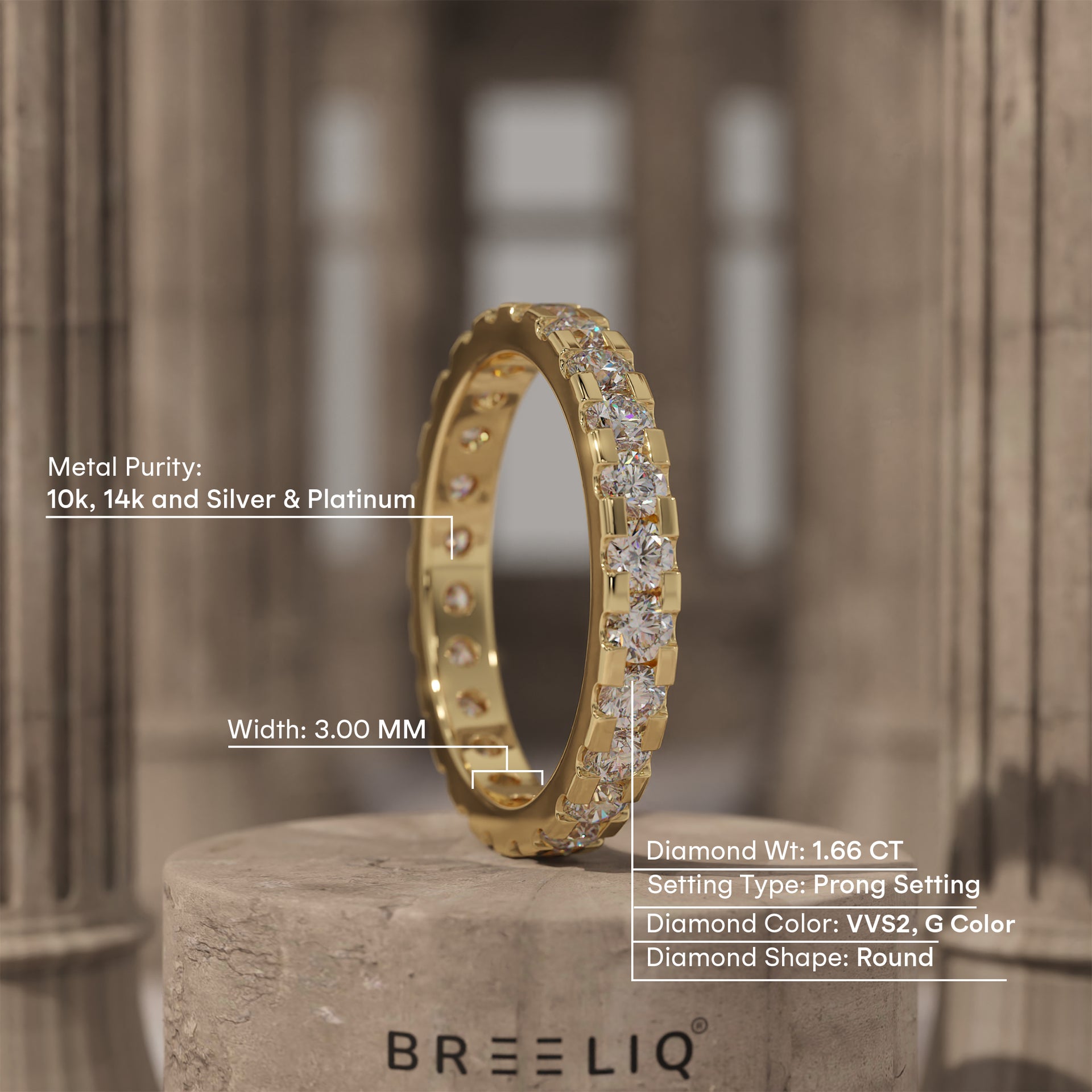 Full Eternity Wedding Band